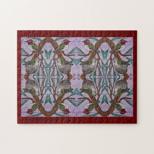 Puzzle Motif de colibri (Horizontal)
