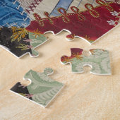 Puzzle Motif de collage coloré (Côté)