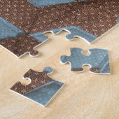 Puzzle Motif de courtepointe - Château (Côté)