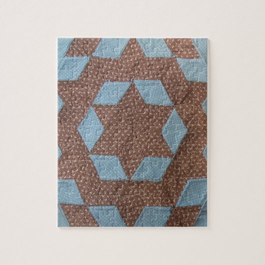 Puzzle Motif de courtepointe - Château (Vertical)