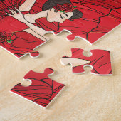 Puzzle Motif de danse vintage Tango Flamenco (Côté)