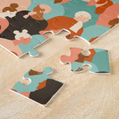 Puzzle Motif de facettes rétroactives de la diversité hum (Côté)