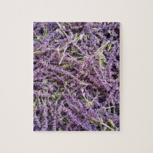 Puzzle Motif de fleurs de lavande (Vertical)