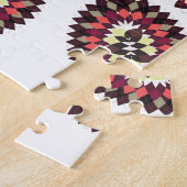 Puzzle Motif de fleurs Mandala (Côté)