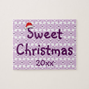 Puzzle Motif de flocon de neige de Noël doux