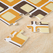 Puzzle motif de formes Carré rétro les années 70 (Côté)