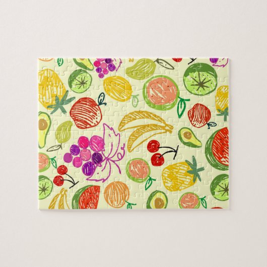 Puzzle Motif de fruits (Horizontal)