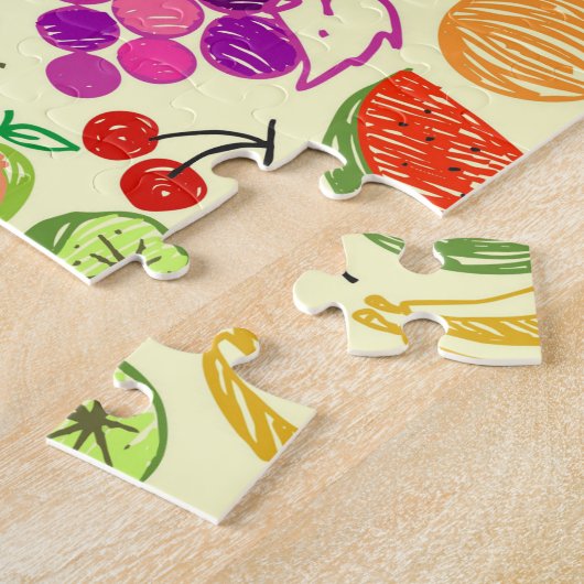 Puzzle Motif de fruits (Côté)
