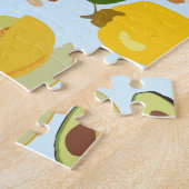 Puzzle Motif de fruits d'été coloré (Côté)