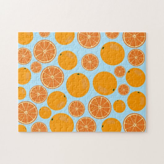 Puzzle Motif de fruits orange (Horizontal)
