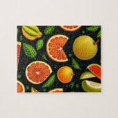 Puzzle Motif de fruits orange (Horizontal)