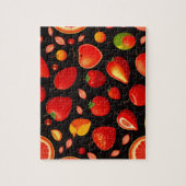 Puzzle Motif de fruits rouges (Vertical)