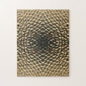 Puzzle - Motif de graines de tournesol (Vertical)