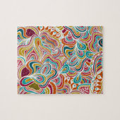 Puzzle Motif de gribouillage (Horizontal)