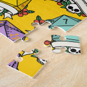 Puzzle Motif de jeu de dés D20 (Côté)
