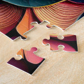 Puzzle Motif de kaléidoscope floral difficile (Côté)