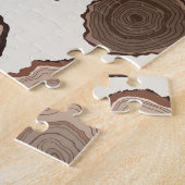 Puzzle Motif de la forêt des anneaux d'arbre (Côté)