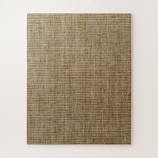 Puzzle motif de la nature de burlap rustique (Vertical)