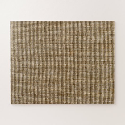 Puzzle motif de la nature de burlap rustique (Horizontal)