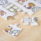Puzzle Motif de la typographie scientifique (Côté)