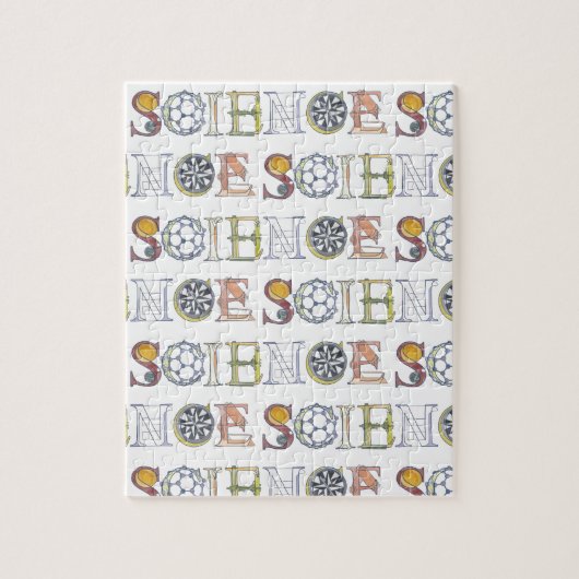 Puzzle Motif de la typographie scientifique (Vertical)