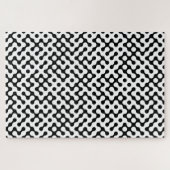 Puzzle Motif de labyrinthe noir (Horizontal)