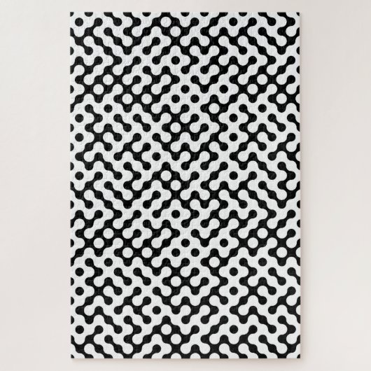 Puzzle Motif de labyrinthe noir (Vertical)