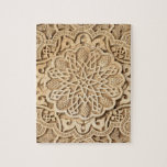 Puzzle motif de l'Alhambra<br><div class="desc">motif de l'Alhambra. Détail décoratif de l'Alhambra à Grenade,  Espagne. Traditionnel pour l'art islamique motif floral. Photo couleur.</div>