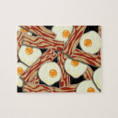 Puzzle Motif de lard et d'oeufs (Horizontal)