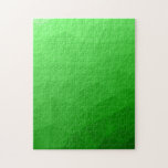 Puzzle Motif de maillage géométrique à dégradé vert Trian<br><div class="desc">Puzzle en forme de triangle avec un motif de maillage géométrique à dégradé vert. 
Maillage géométrique triangulaire avec dégradé ombré vert clair et vert foncé.</div>