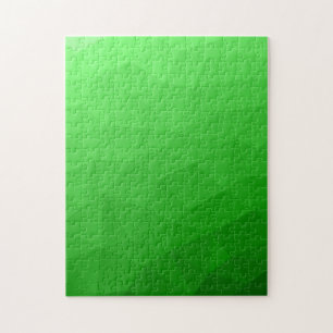 Puzzle Motif de maillage géométrique à dégradé vert Trian