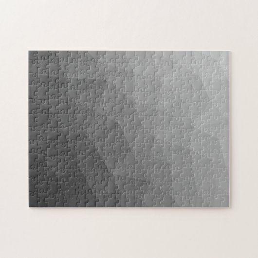 Puzzle Motif de maille géométrique à dégradé gris clair (Horizontal)