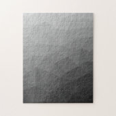 Puzzle Motif de maille géométrique à dégradé gris clair (Vertical)