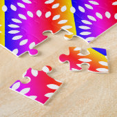 Puzzle Motif de mandala à pétale coloré (Côté)