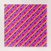 Puzzle Motif de mandala à pétale coloré (Horizontal)