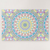 Puzzle Motif de mandala multicolore coloré (Horizontal)