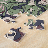 Puzzle Motif de médaillon féminine unique (Côté)