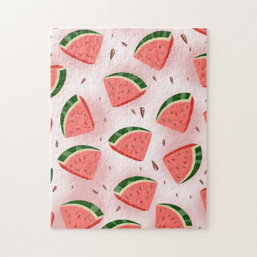 Puzzle Motif de melon d'eau (Vertical)