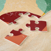 Puzzle Motif de mosaïque circulaire, illustration géométr (Côté)