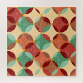 Puzzle Motif de mosaïque circulaire, illustration géométr (Horizontal)