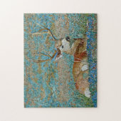 Puzzle Motif de mosaïque Deer Buck Imprimer (Vertical)