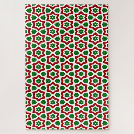 Puzzle Motif de Noël Orné (Vertical)