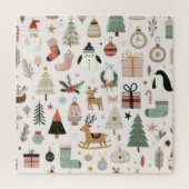 Puzzle Motif de Noël scandinave (Vertical)