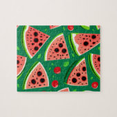 Puzzle Motif de pastèque (Horizontal)