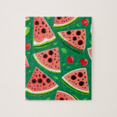 Puzzle Motif de pastèque (Vertical)