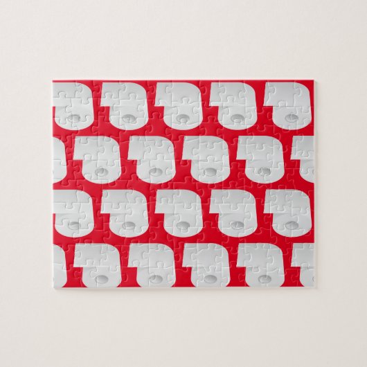 Puzzle Motif de patchs de toilettes (Horizontal)