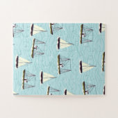 Puzzle Motif de pêche nautique (Horizontal)