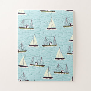 Puzzle Motif de pêche nautique