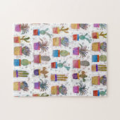 Puzzle Motif de peinture à la main d'aquarelle (Horizontal)