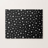 Puzzle Motif de perle sur fond noir (Horizontal)